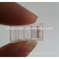 Cat5e сетевой разъем 8P8C rj45 металлический кабель модульные штепсельные разъемы сделано в Китае